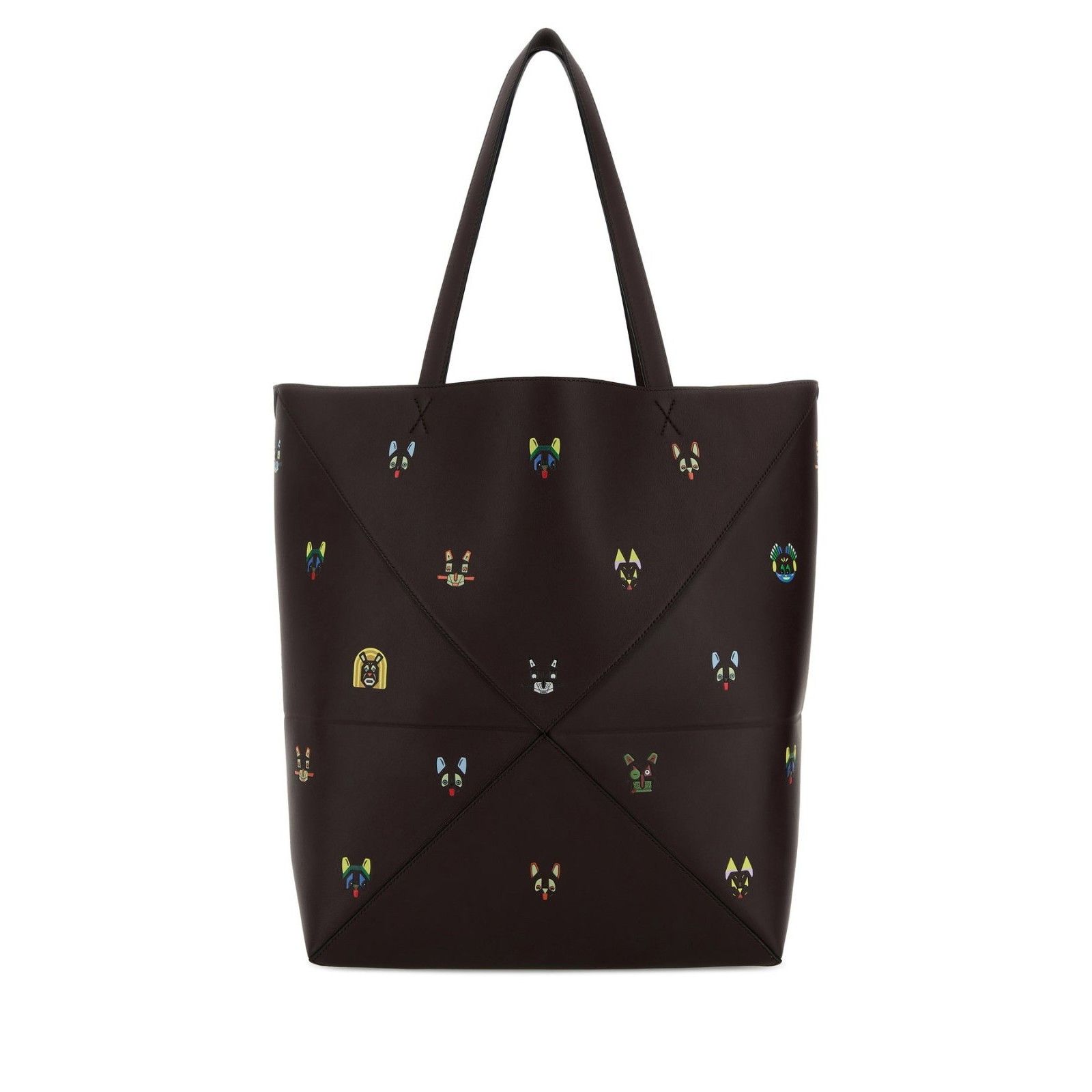 Loewe LOEWE Puzzle Fold Large Brown Tote Bag New And Authentic Size ONE SIZE - 3 Thumbnail