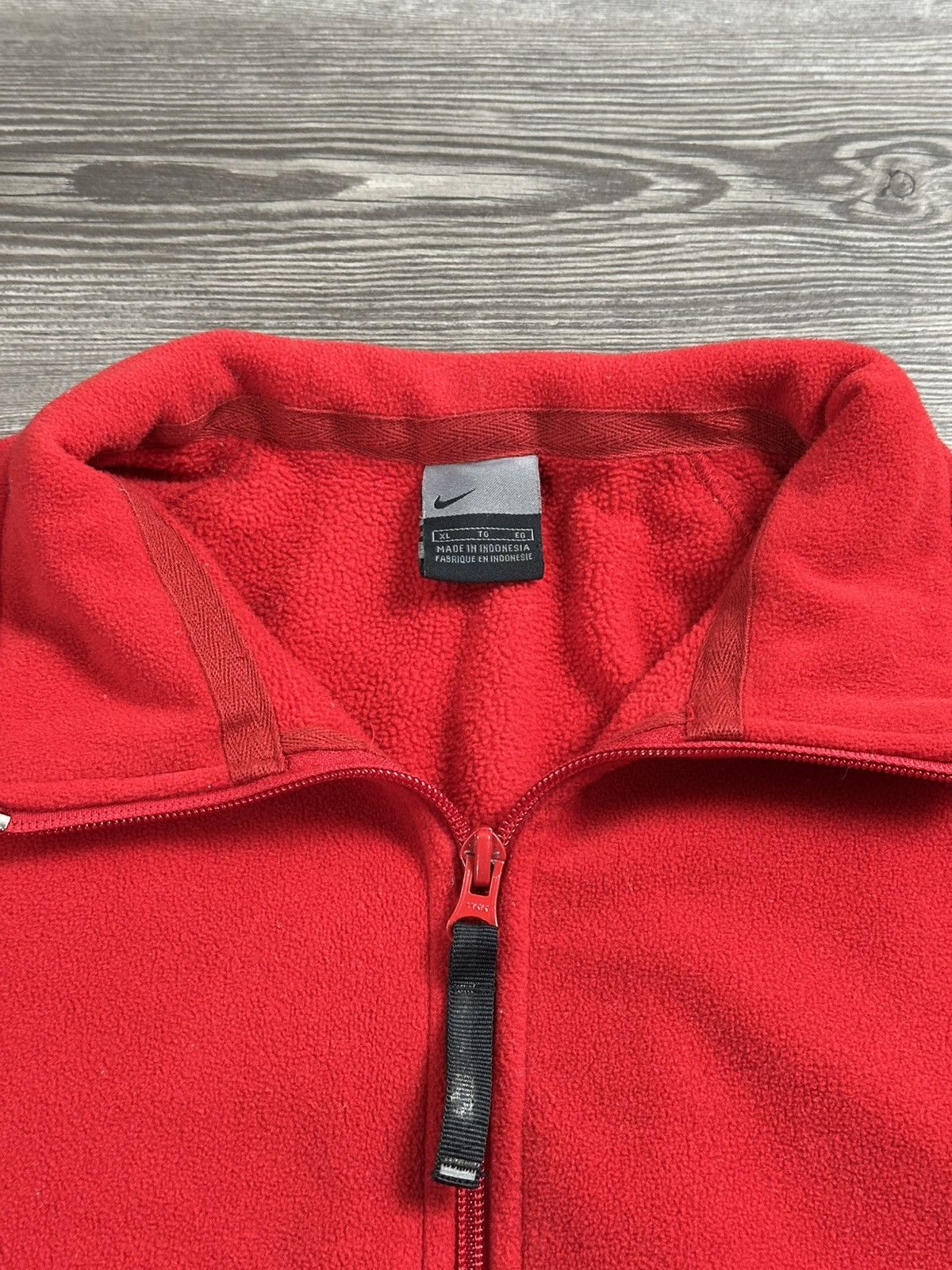 Nike × Vintage Y2K Nike Fleece Quarter Zip Sweater Size US XL / EU 56 / 4 - 3 Thumbnail