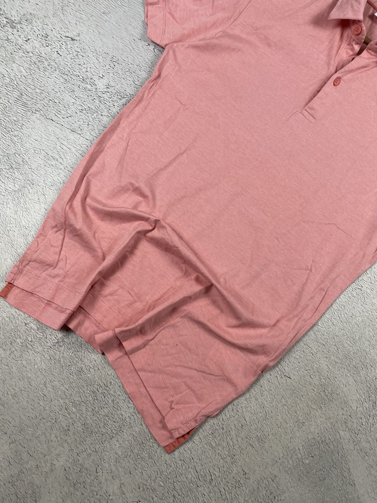SPOKE Spoke London Polo Shirt Mens Rose Collar Stripes M size Size US M / EU 48-50 / 2 - 4 Thumbnail
