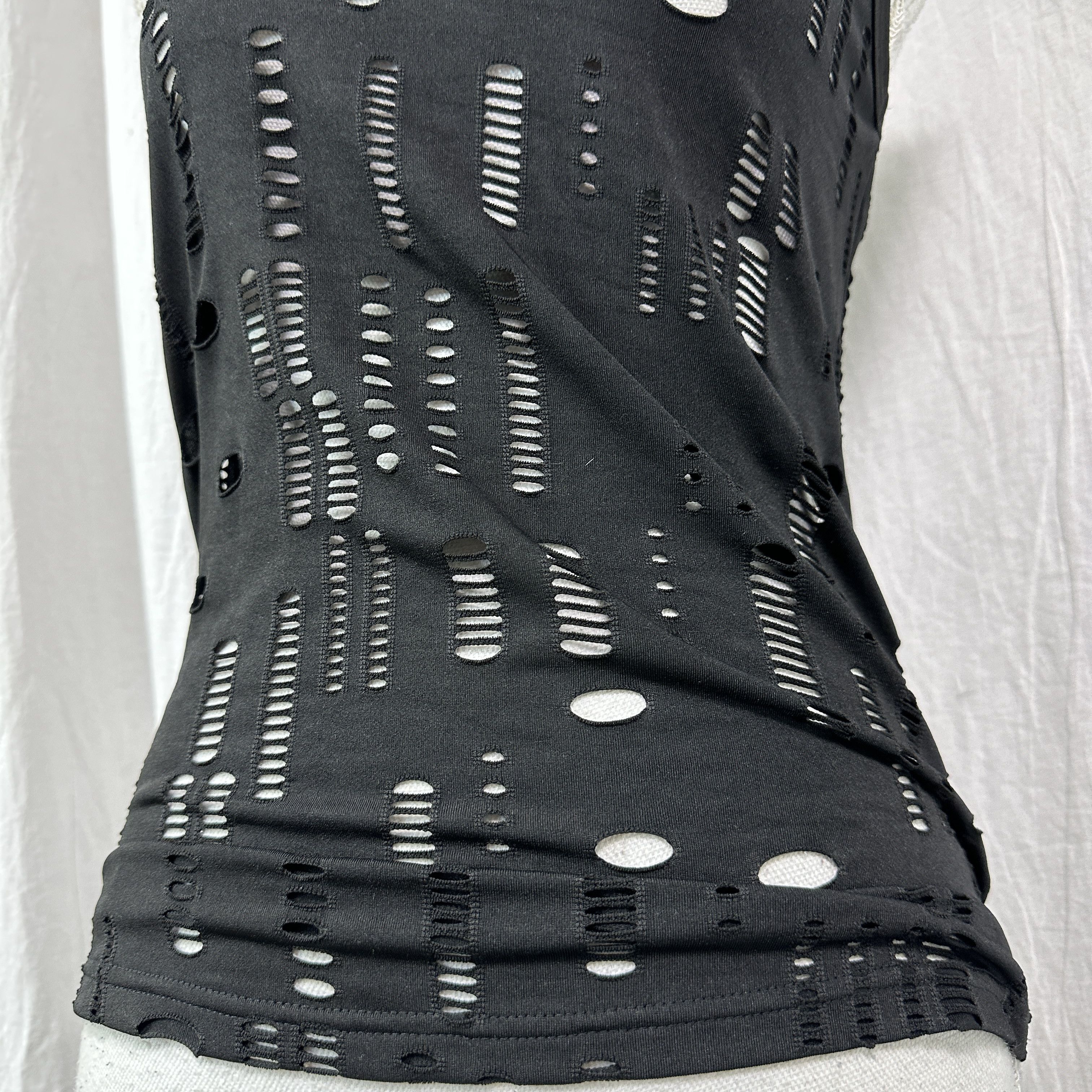 Vintage Vintage Avant Garde Grunge Distressed Top Y2K Size S / US 4 / IT 40 - 3 Thumbnail
