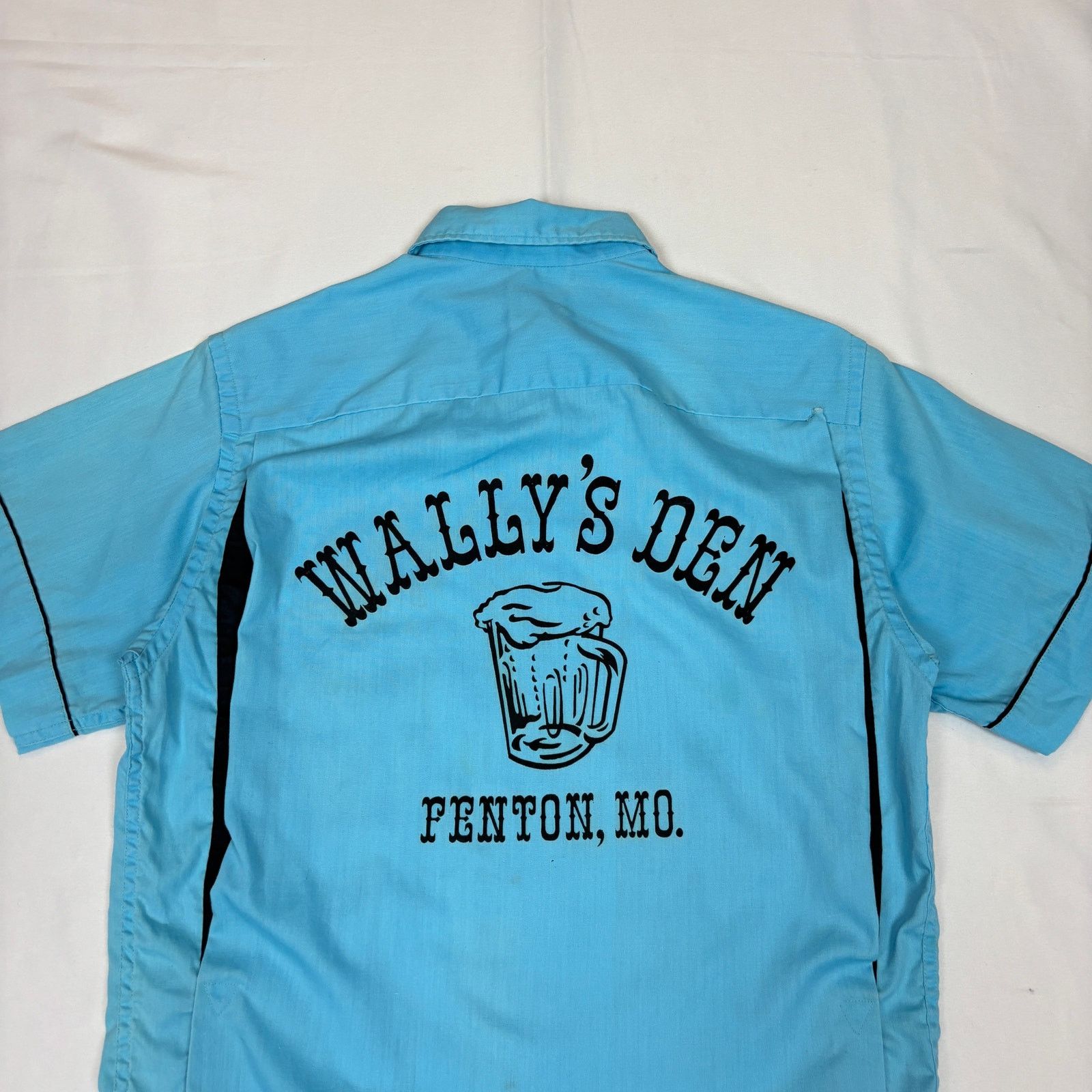 Vintage VTG 50s Hilton Bowling Shirt Wally's Den Small Chain Stitch Size US S / EU 44-46 / 1 - 2 Thumbnail