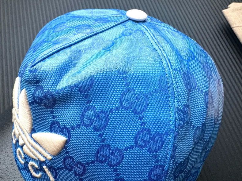 Gucci Gucci SizeXL Full-print old flower sewing hat Size ONE SIZE - 5 Thumbnail