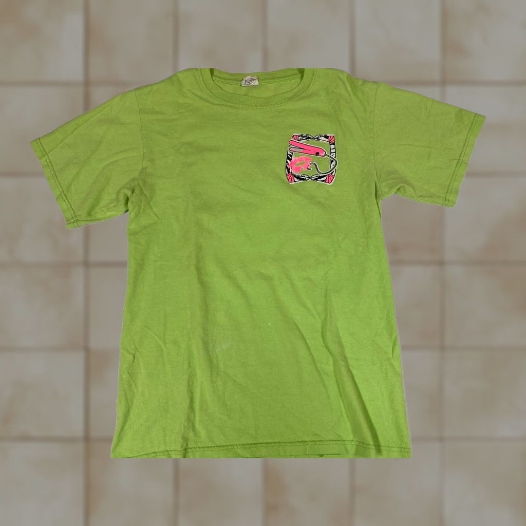Anvil Anvil Womens T Shirt S Green Pocket Raglan Short Sleeve Casual Mens Womens Girls Size S / US 4 / IT 40 - 1 Thumbnail
