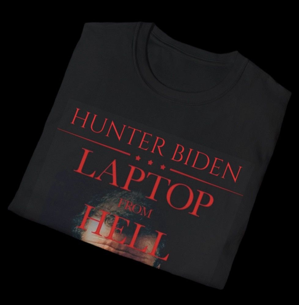 Donald Trump Hunter Biden “Laptop From Hell” MAGA Trump T-Shirt Size US L / EU 52-54 / 3 - 4 Thumbnail
