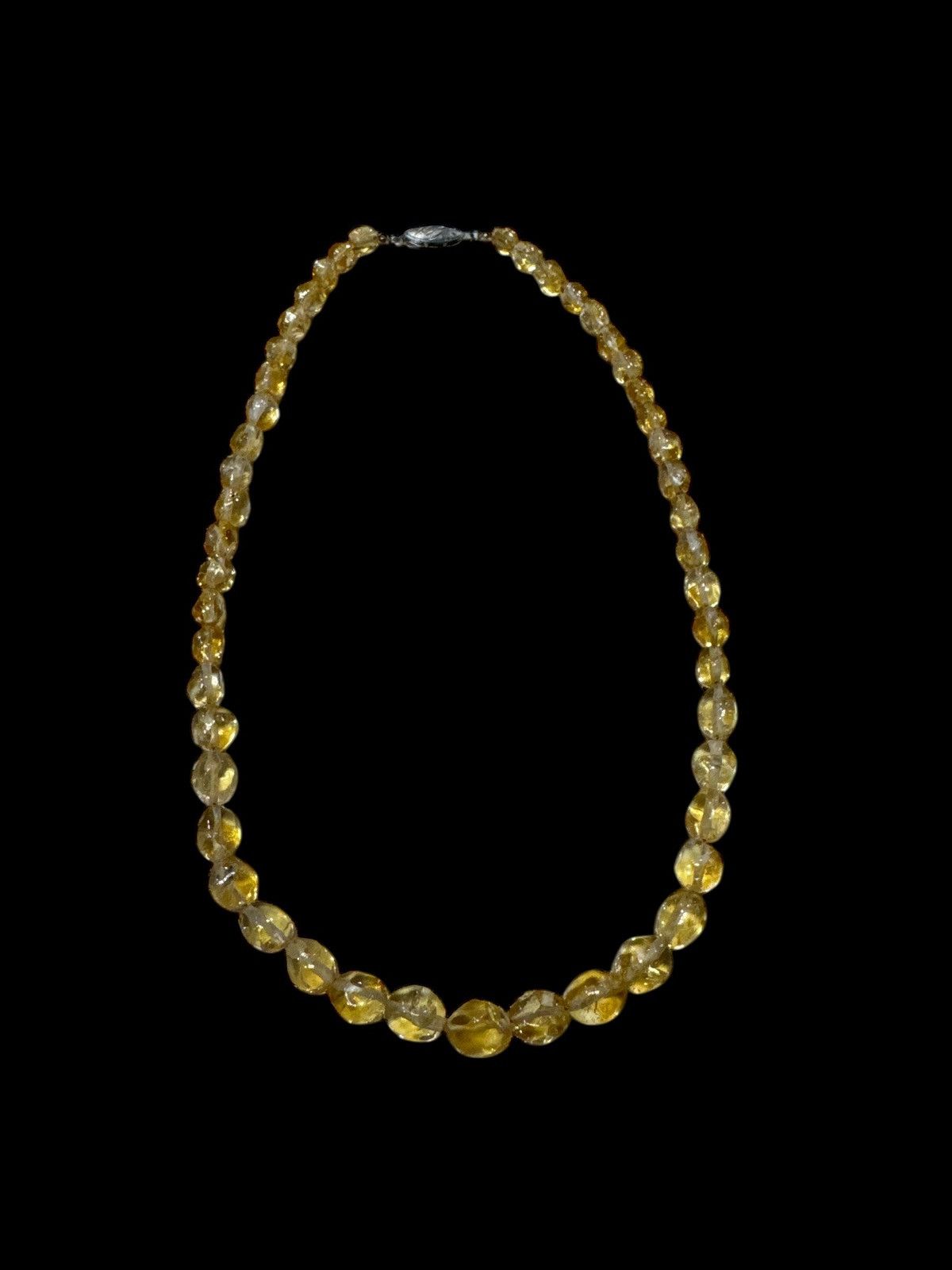 Jewelry NATURAL CITRINE GEMS WITH STARLING SILVER NECKLDE Size ONE SIZE - 1 Thumbnail