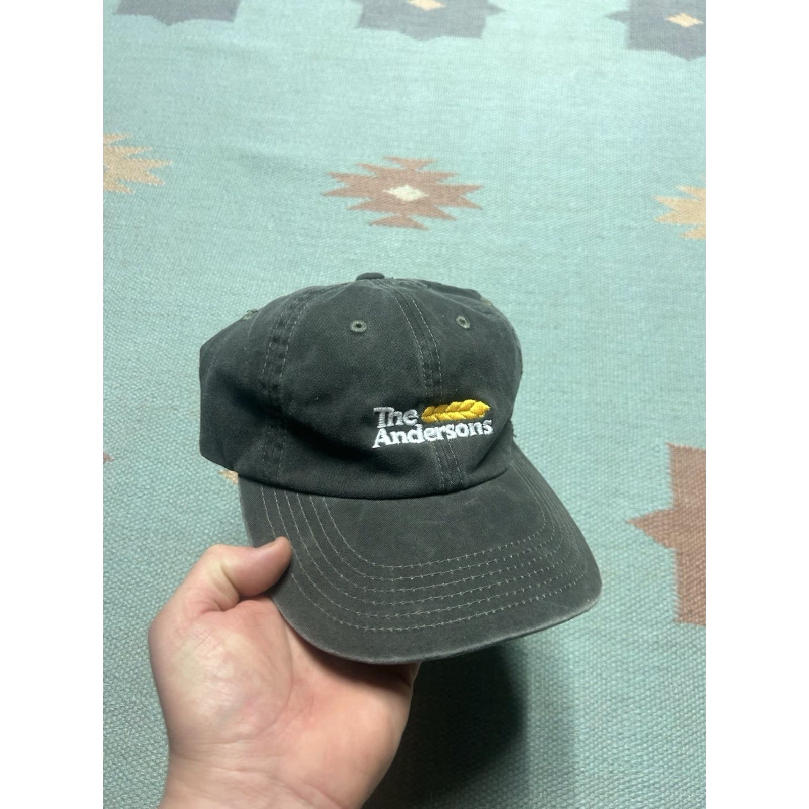 Port Authority Port Authority The Andersons strapback hat cap faded black cotton adjustable Men Baseball Cap Size ONE SIZE - 2 Thumbnail
