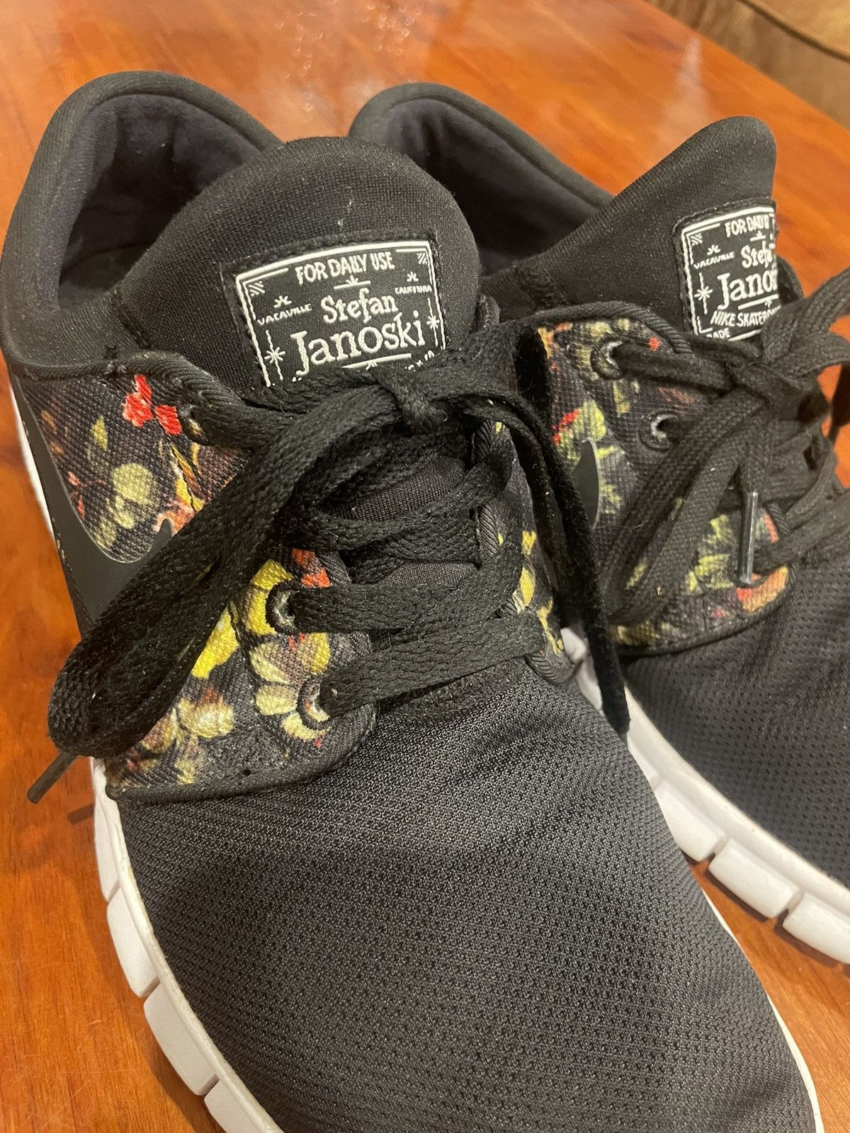 Nike Nike SB Stefan Janoski Max 'Multi Black Floral Design Size US 9 / EU 42 - 7 Thumbnail
