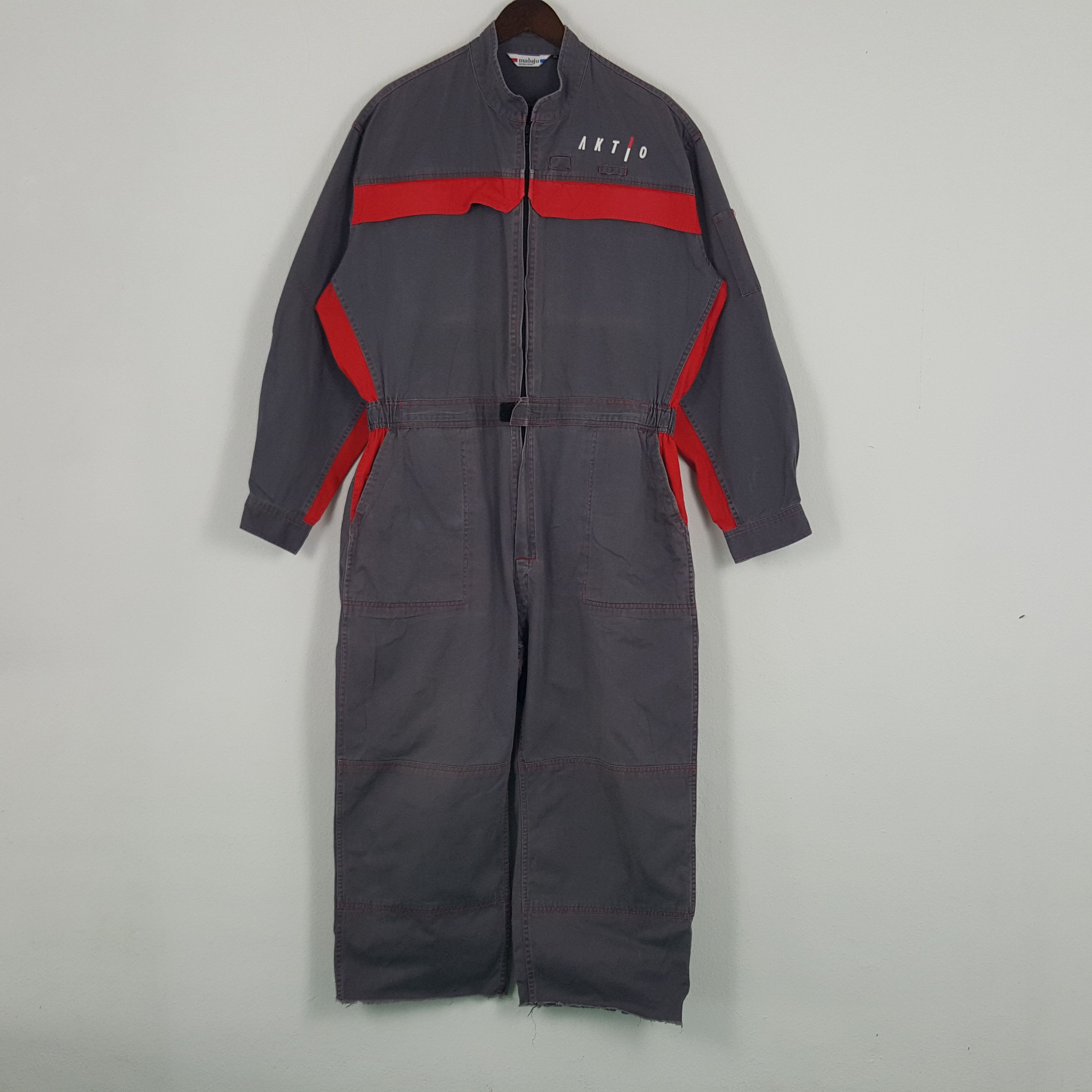 Japanese Brand × Vintage Vintage AKTO Japanese Coverall Jacket Size US XL / EU 56 / 4 - 4 Thumbnail