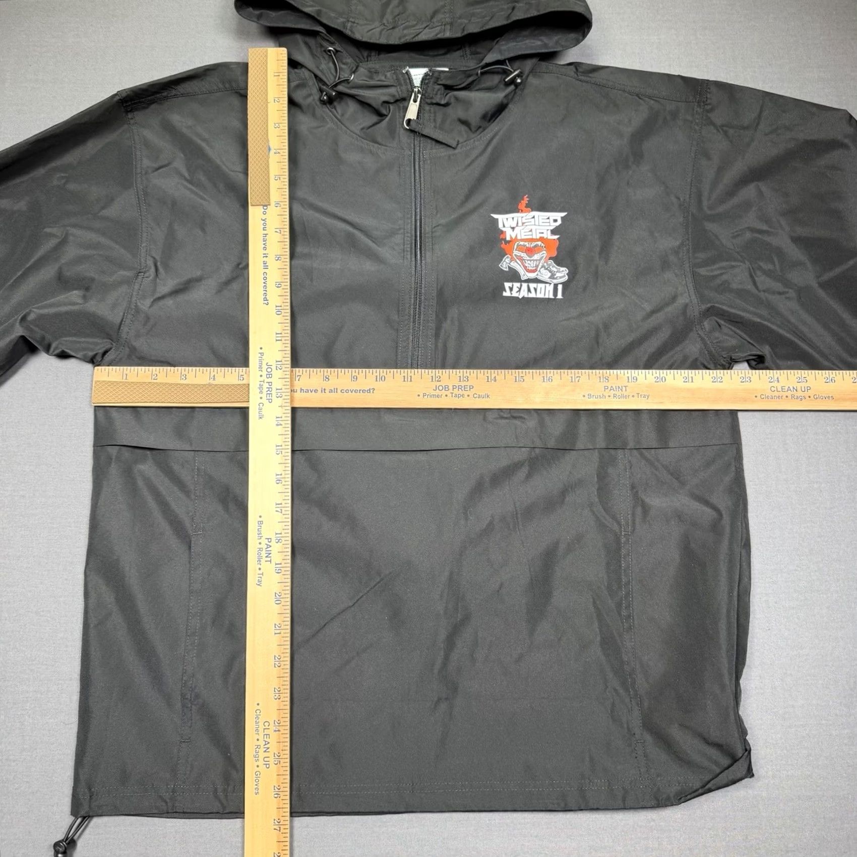 Twisted X Twisted Metal Jacket Men’s Medium Peacock Show Cast & Crew Season 1 PlayStation Metal Jacket Black Windbreaker Size US M / EU 48-50 / 2 - 5 Thumbnail