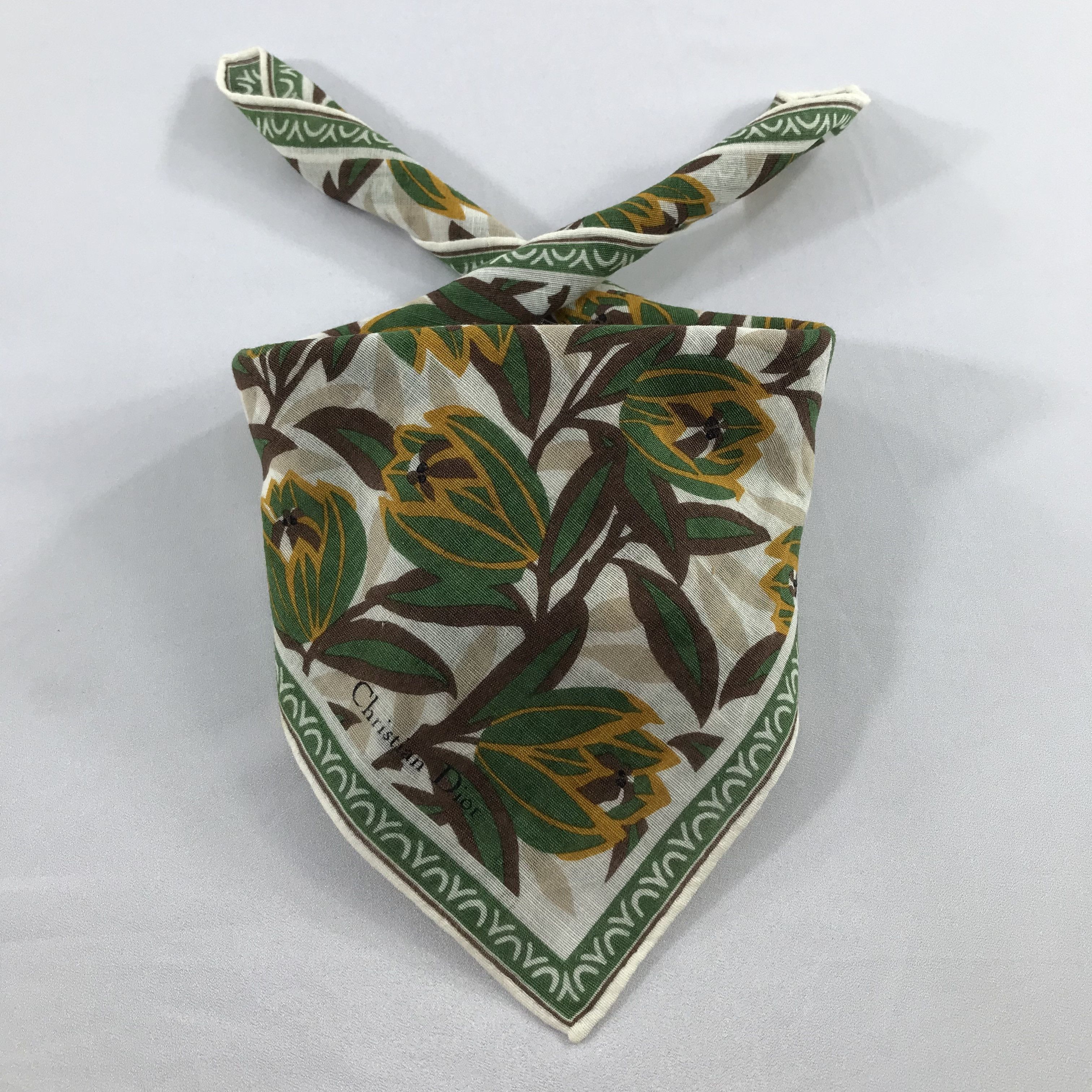 Vintage Christian Dior Bandana / Handkerchief / Neckerchief - S2050 Size ONE SIZE - 3 Thumbnail
