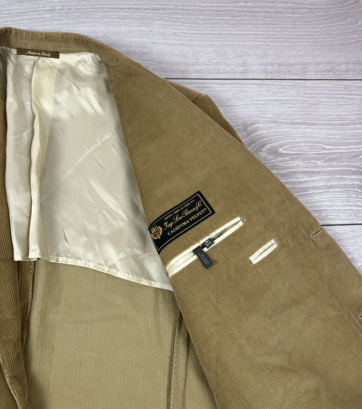 Loro Piana Bamford&Sons England Loro Piana Cashpima Velvet Blazer Size 48R - 11 Thumbnail