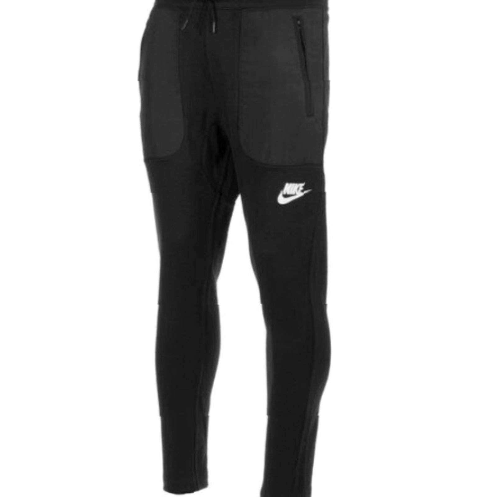 Nike Nike Sweatpants Men’s Athletic PANTS Black 27 in Inseam Size M Pockets Zipped 806674-010 Size US 31 - 2 Thumbnail