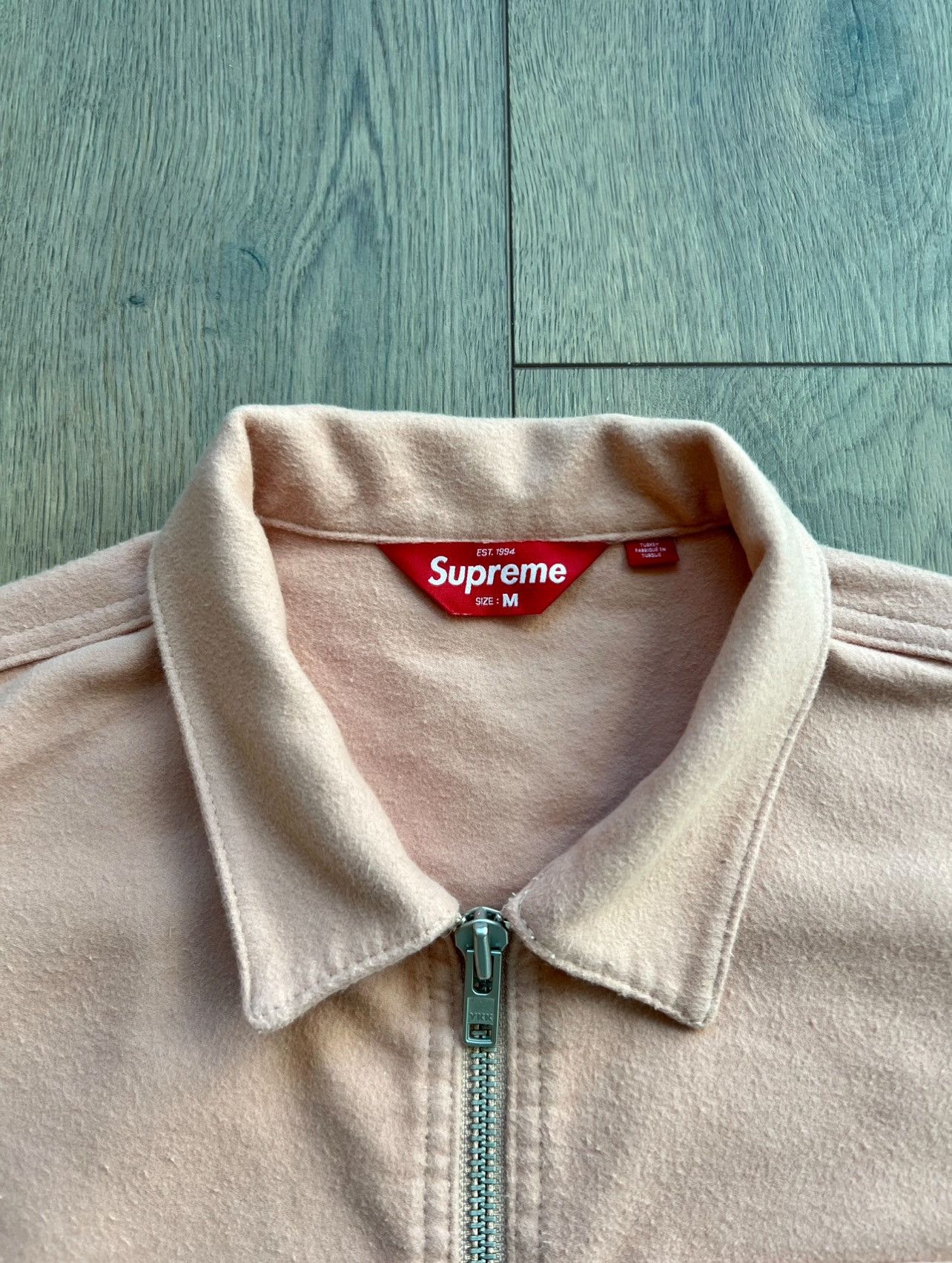 Supreme Moleskin Work Jacket Dusty Pink Medium