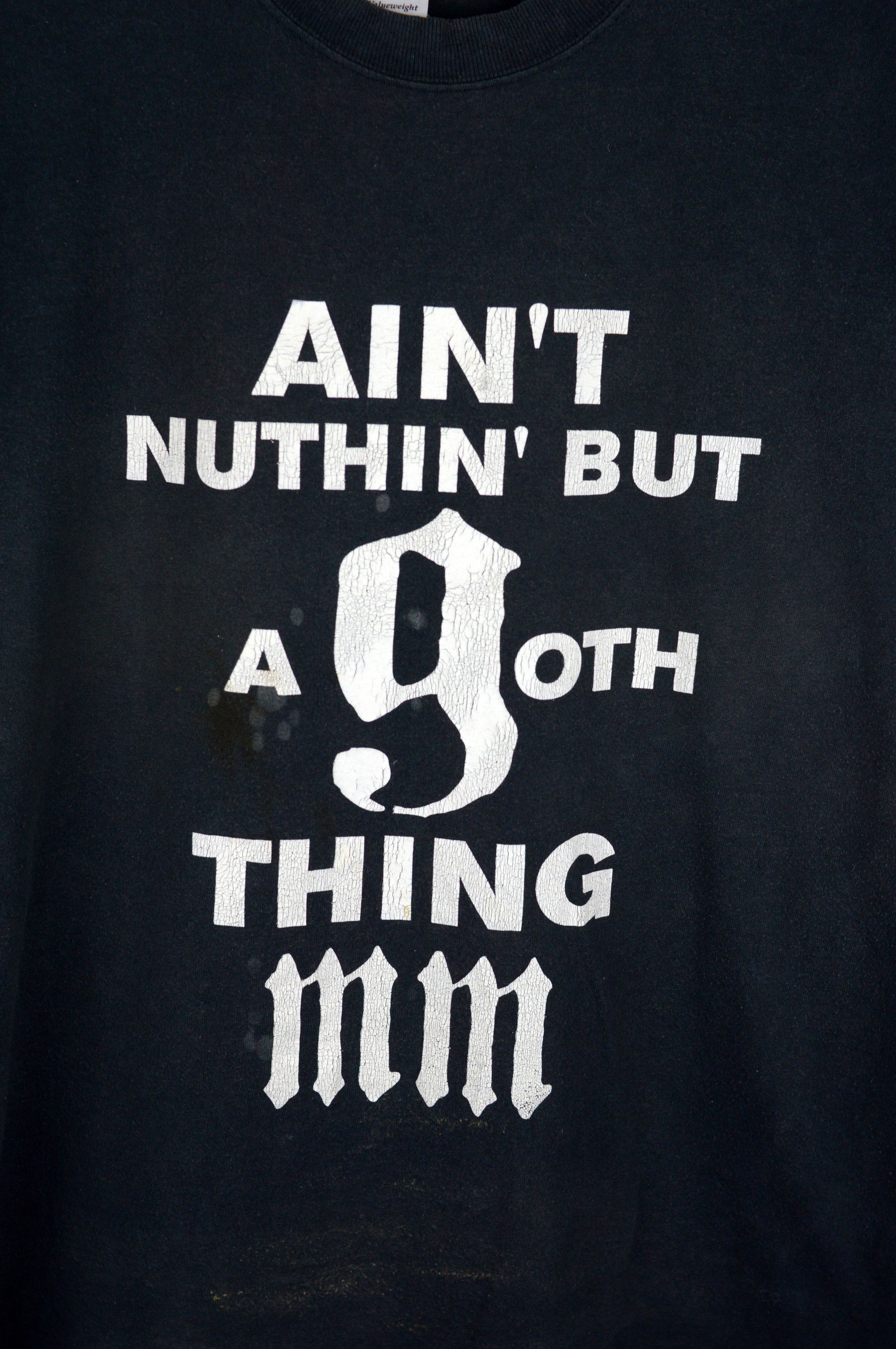 Band Tees Vintage Marilyn Manson Aint Nuthin But A goth Things t shirt Size US M / EU 48-50 / 2 - 2 Thumbnail