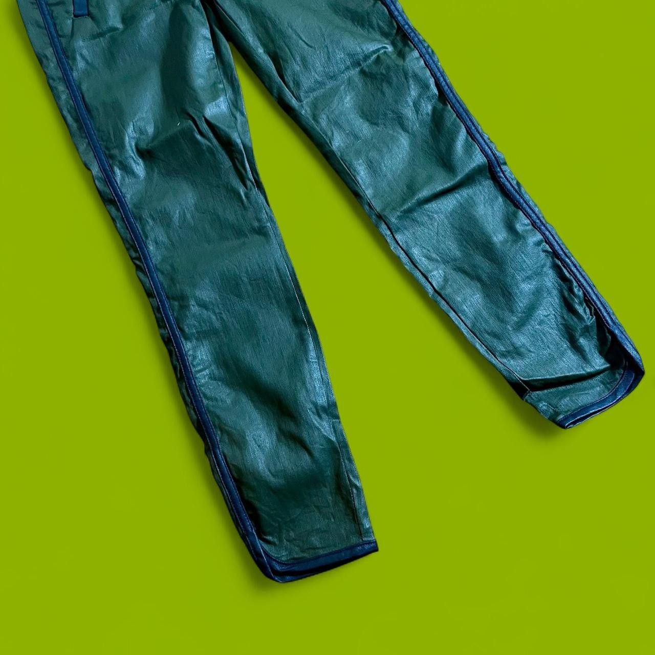 Seven 7 Seven7 For All Mankind Green Coated Jeans - Size 26 Size 26" / US 2 / IT 38 - 3 Thumbnail