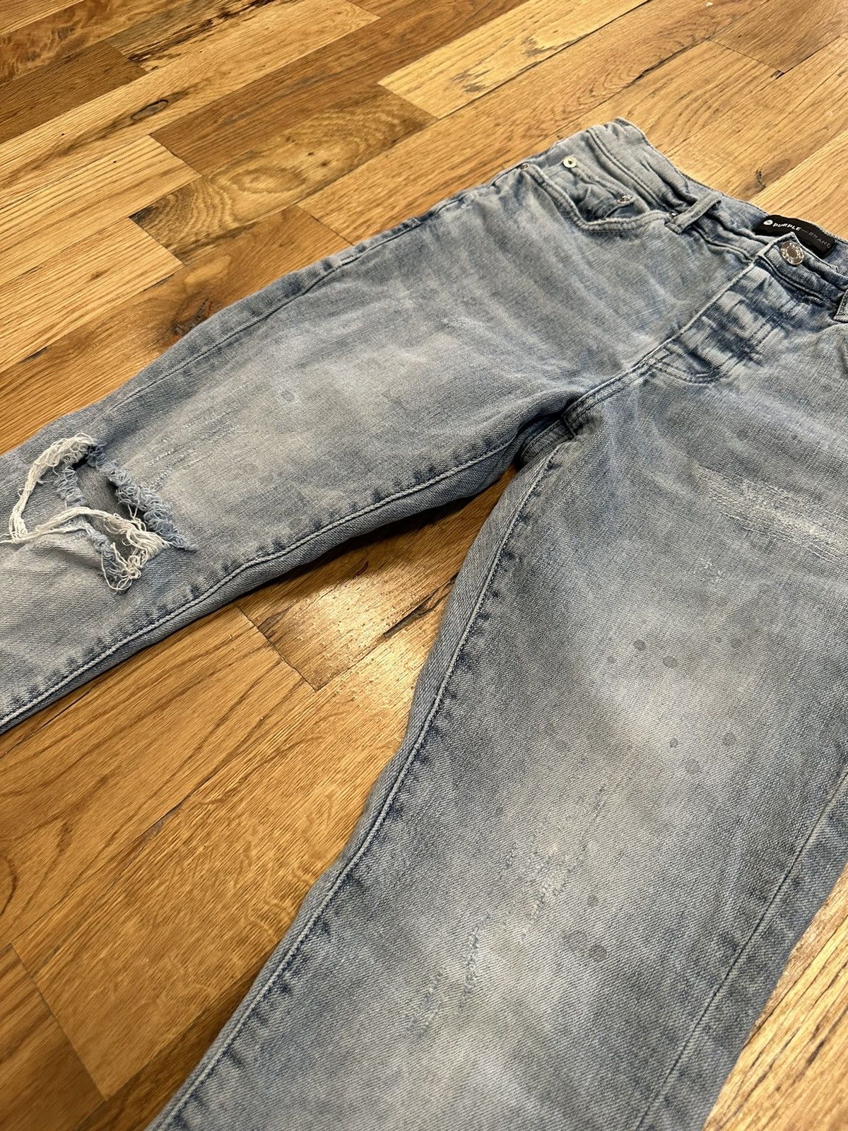 Purple Brand Purple Brand Washed Blue Denim Jeans Size 29 Size US 29 - 3 Thumbnail