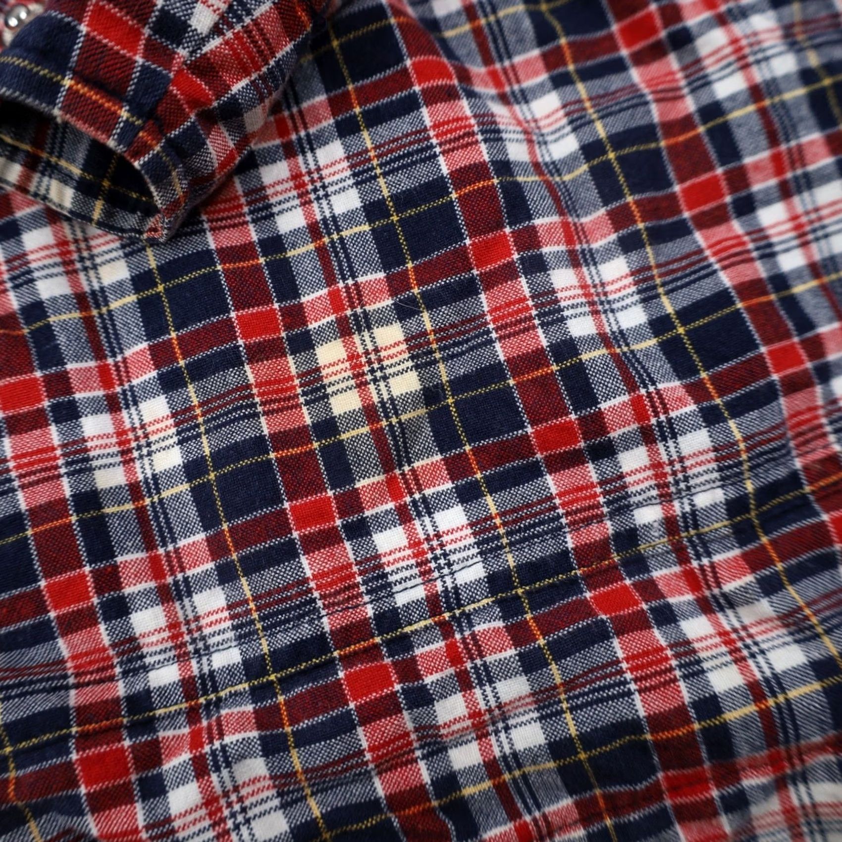 Tommy Hilfiger VINTAGE 90S Tommy Hilfiger Plaid Pullover Hoodie Mens M Red Logo Patch Hoodie Size US M / EU 48-50 / 2 - 6 Thumbnail