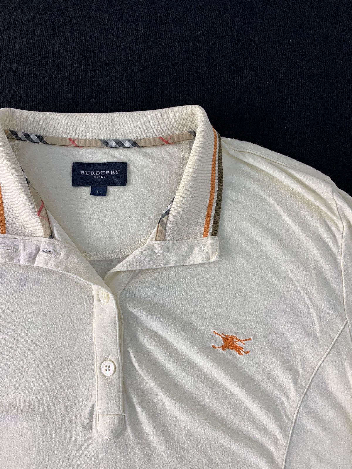 Burberry Burberry Golf Plain Embroidery Logo Polo Tee T-shirt Size L / US 10 / IT 46 - 4 Thumbnail