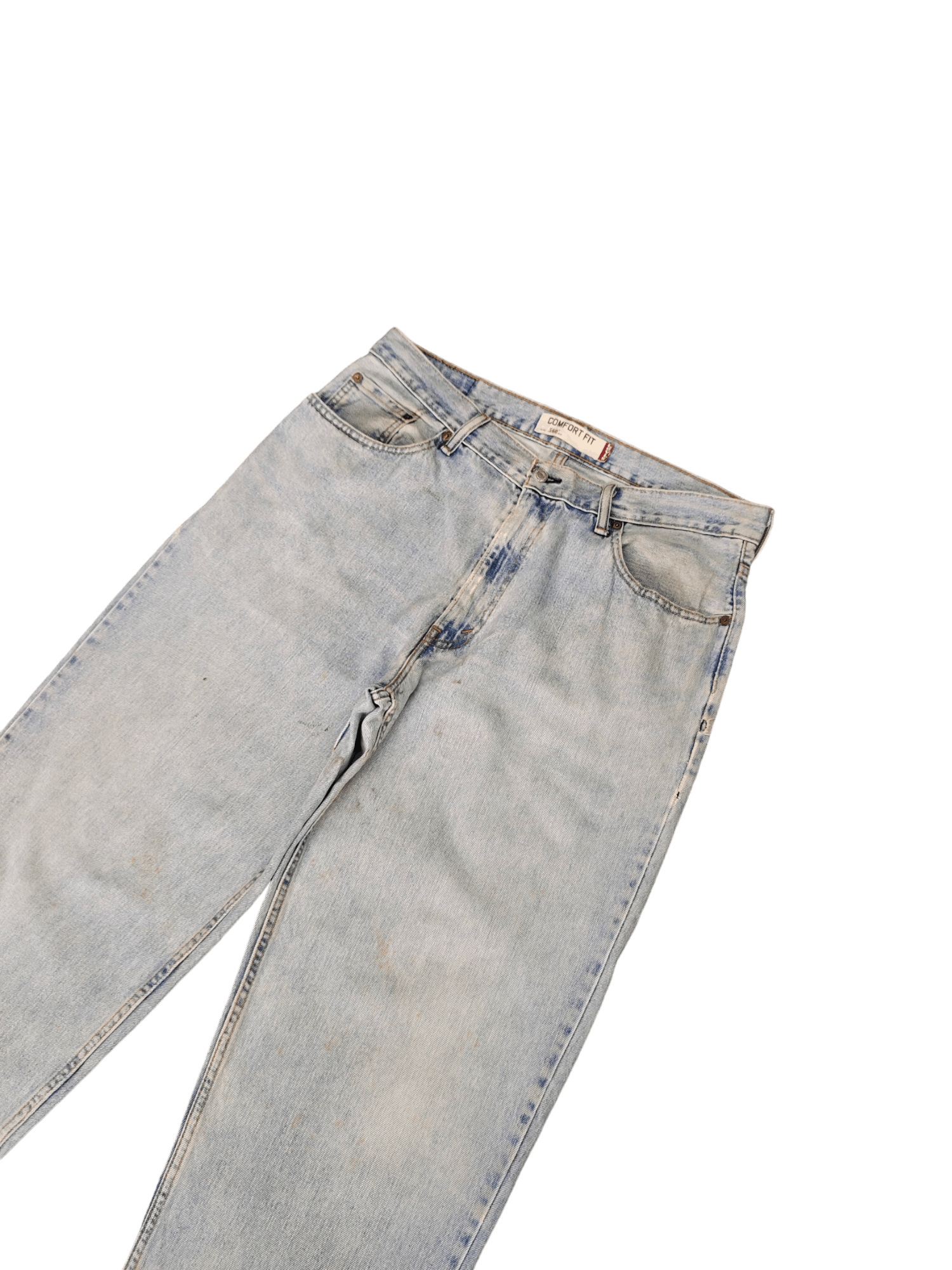 Levi's Vintage Clothing Size 36x30.5 Vintage Levis 560 Light Wash Jeans Distressed Size US 36 / EU 52 - 5 Thumbnail