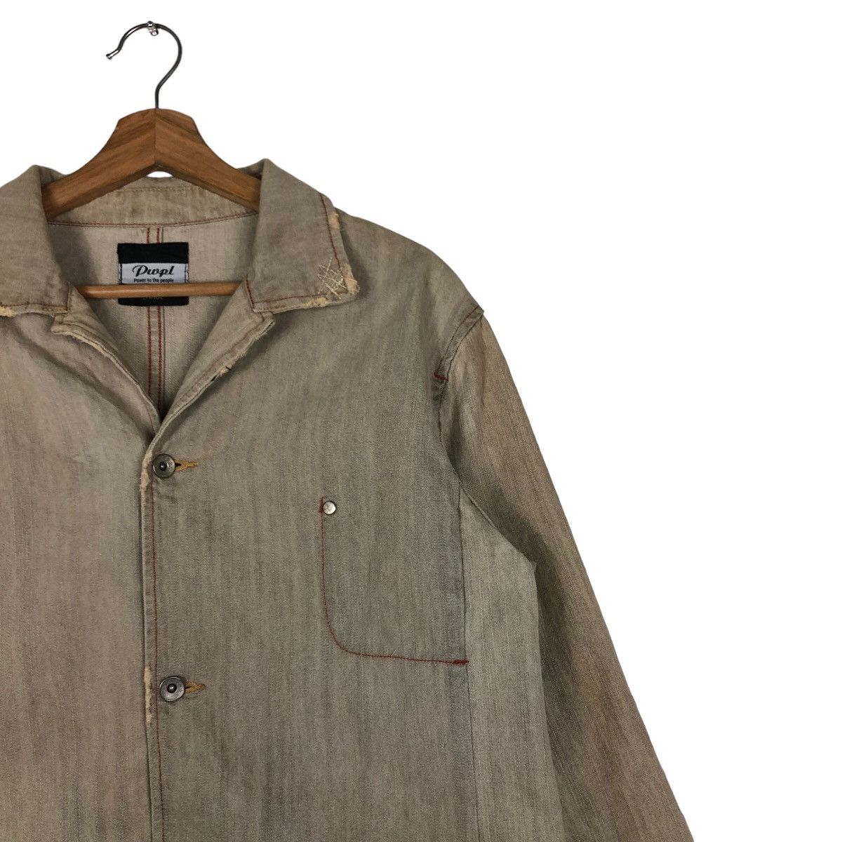 Issey Miyake 🔥Vintage Chore Work Jacket Union Pwpl Issey Miyake Japan Size US L / EU 52-54 / 3 - 6 Thumbnail