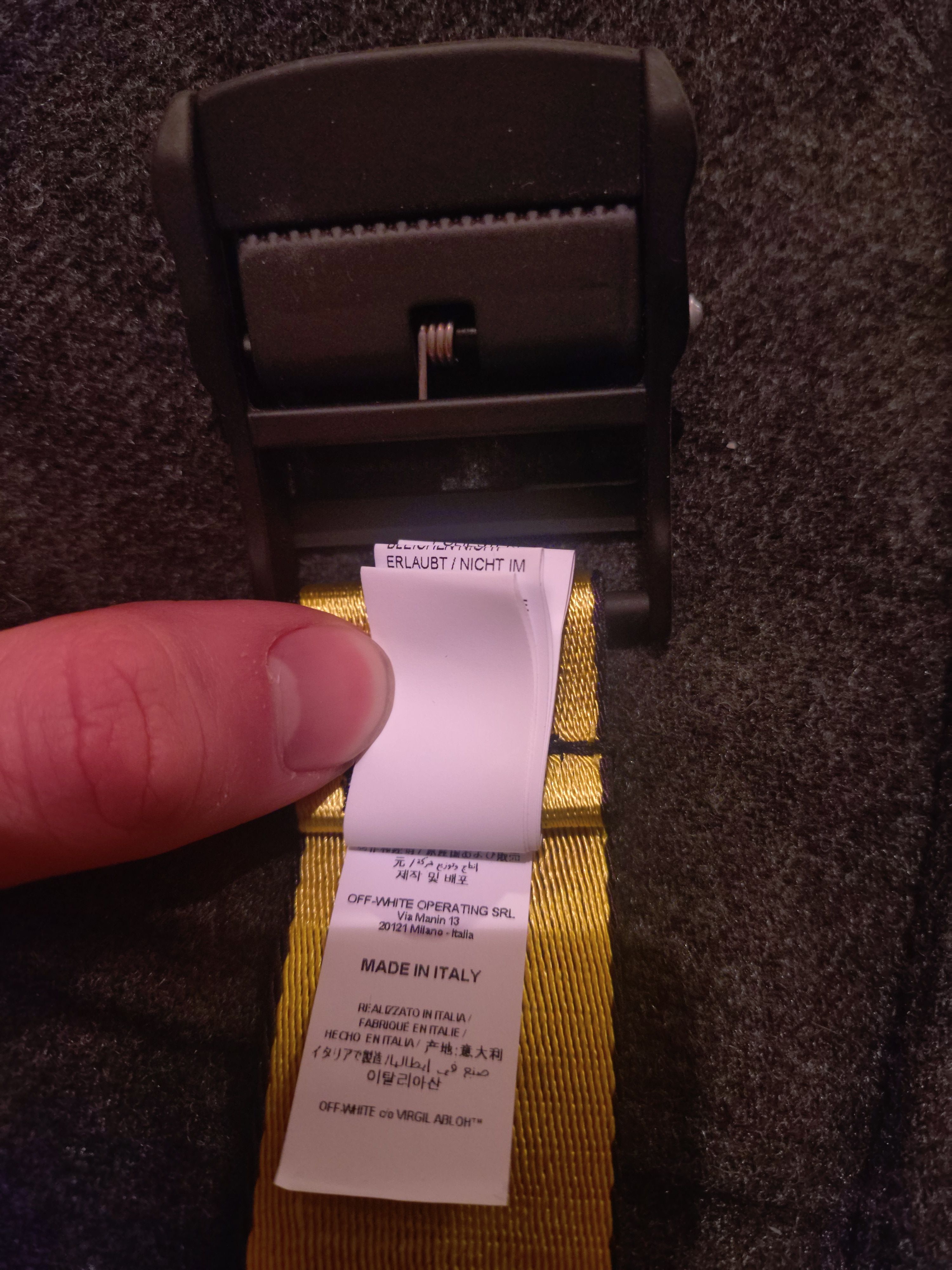 Off-White Off-white Industrial belt Size ONE SIZE - 5 Thumbnail