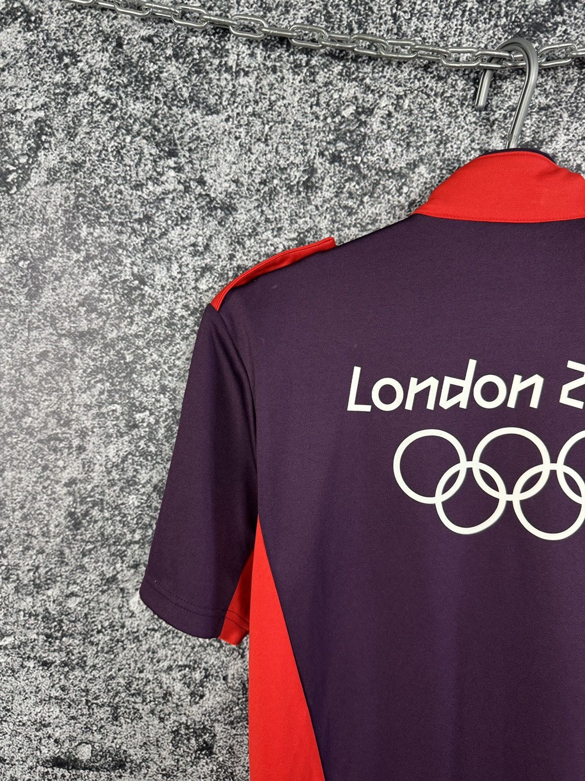 Adidas Men’s Adidas London 2012 Olympic Games 1/4 Zip Polo Shirt XS Size US XS / EU 42 / 0 - 13 Thumbnail
