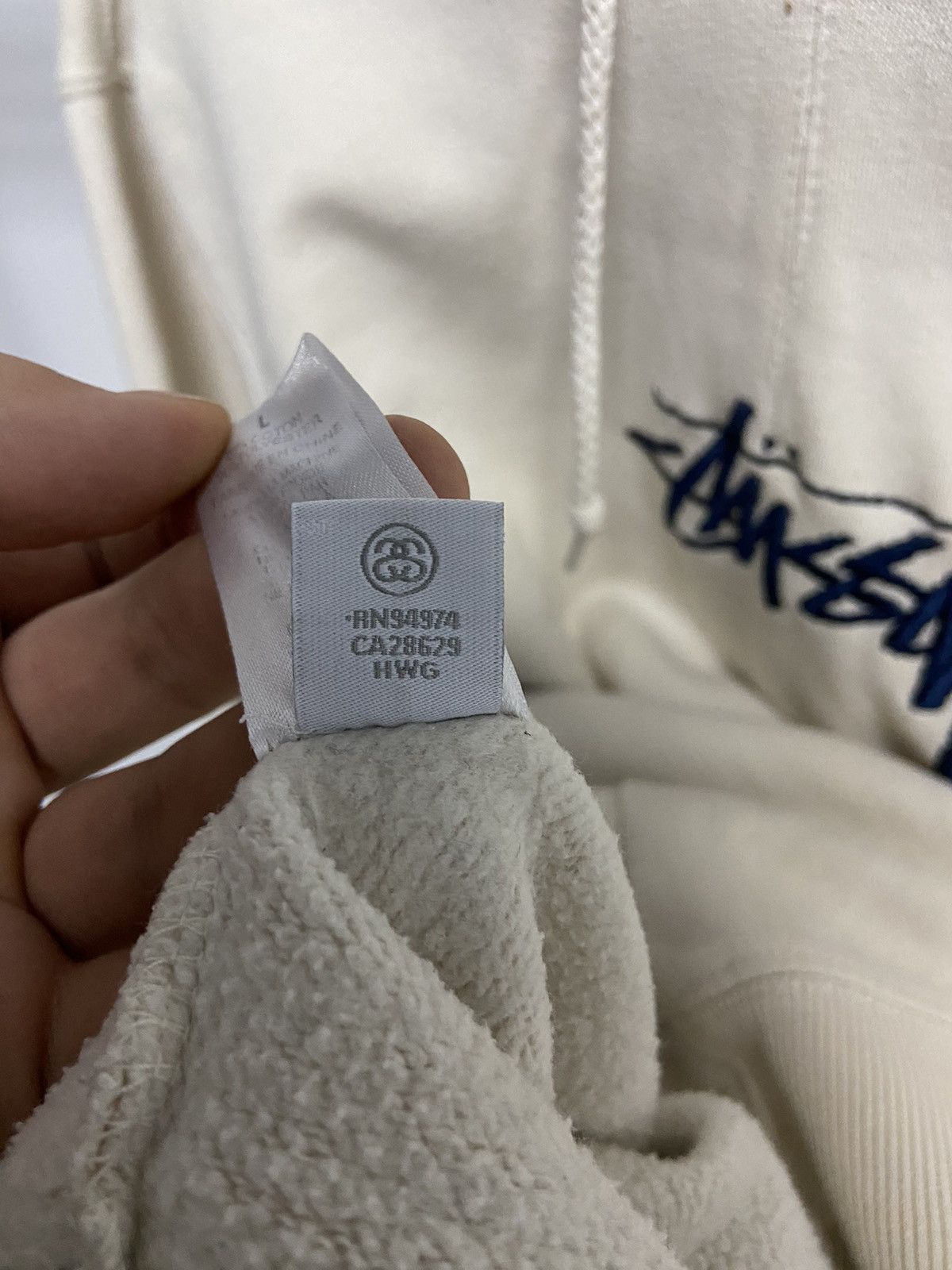 Stussy × Vintage Stussy Vintage Hoodie Big Logo Style skate Y2K Size US L / EU 52-54 / 3 - 8 Thumbnail