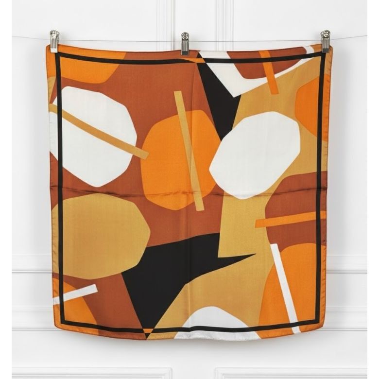 Other Modern Abstract Silky Scarf Versatile Stylish Accessory Eleg Size ONE SIZE - 2 Thumbnail