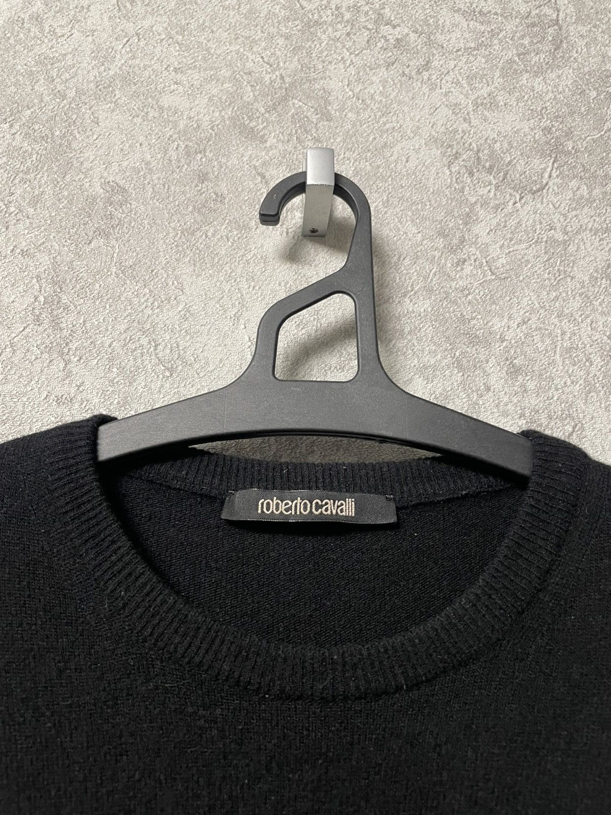 Roberto Cavalli Vintage Roberto Cavalli Black Wool/ Cashmere Sweater Size US M / EU 48-50 / 2 - 7 Thumbnail
