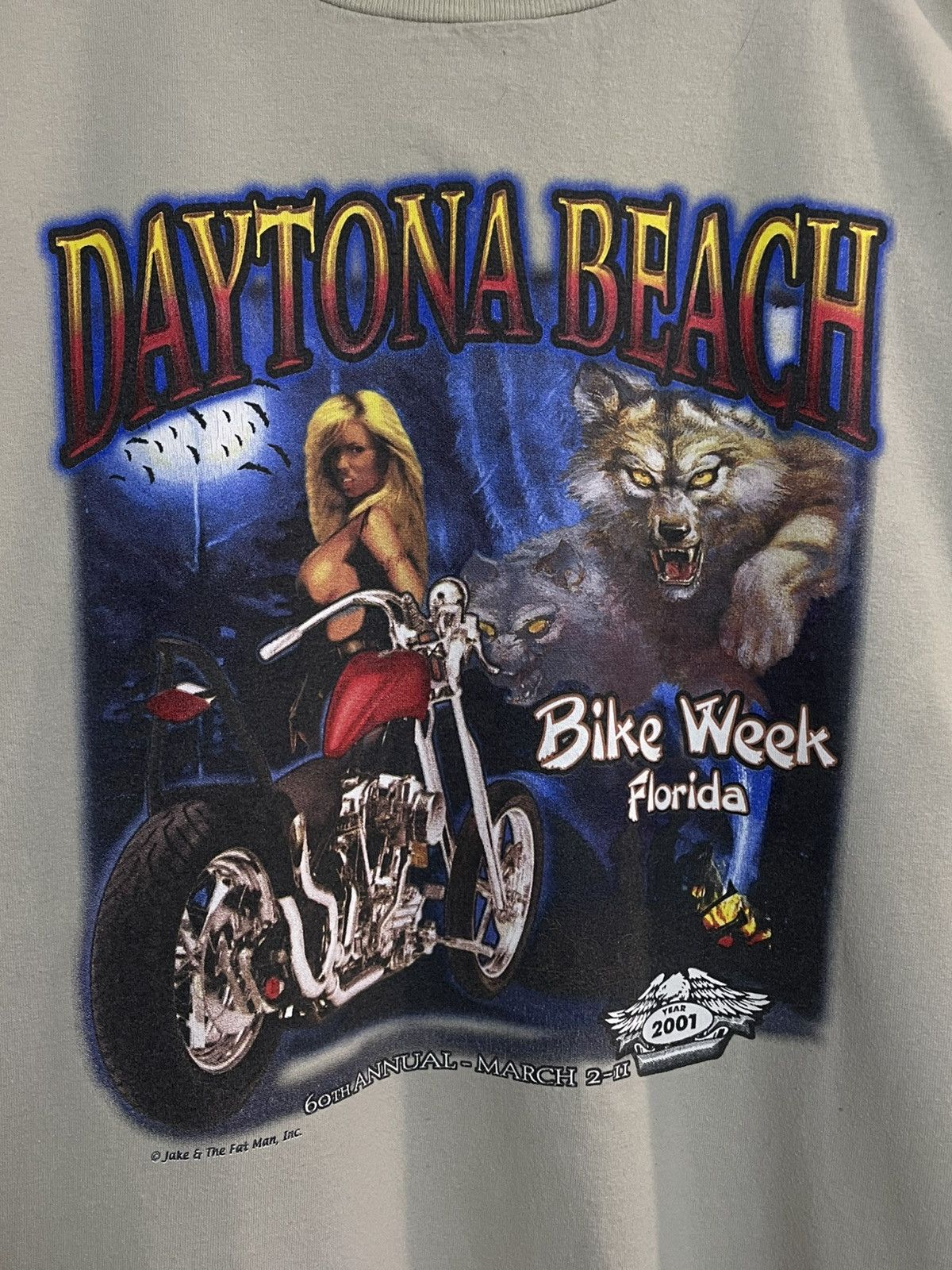 Band Tees Vintage 2001 Bike Week Pornstar Girl T-shirt ERD Y3 424 LGB Size US L / EU 52-54 / 3 - 6 Thumbnail
