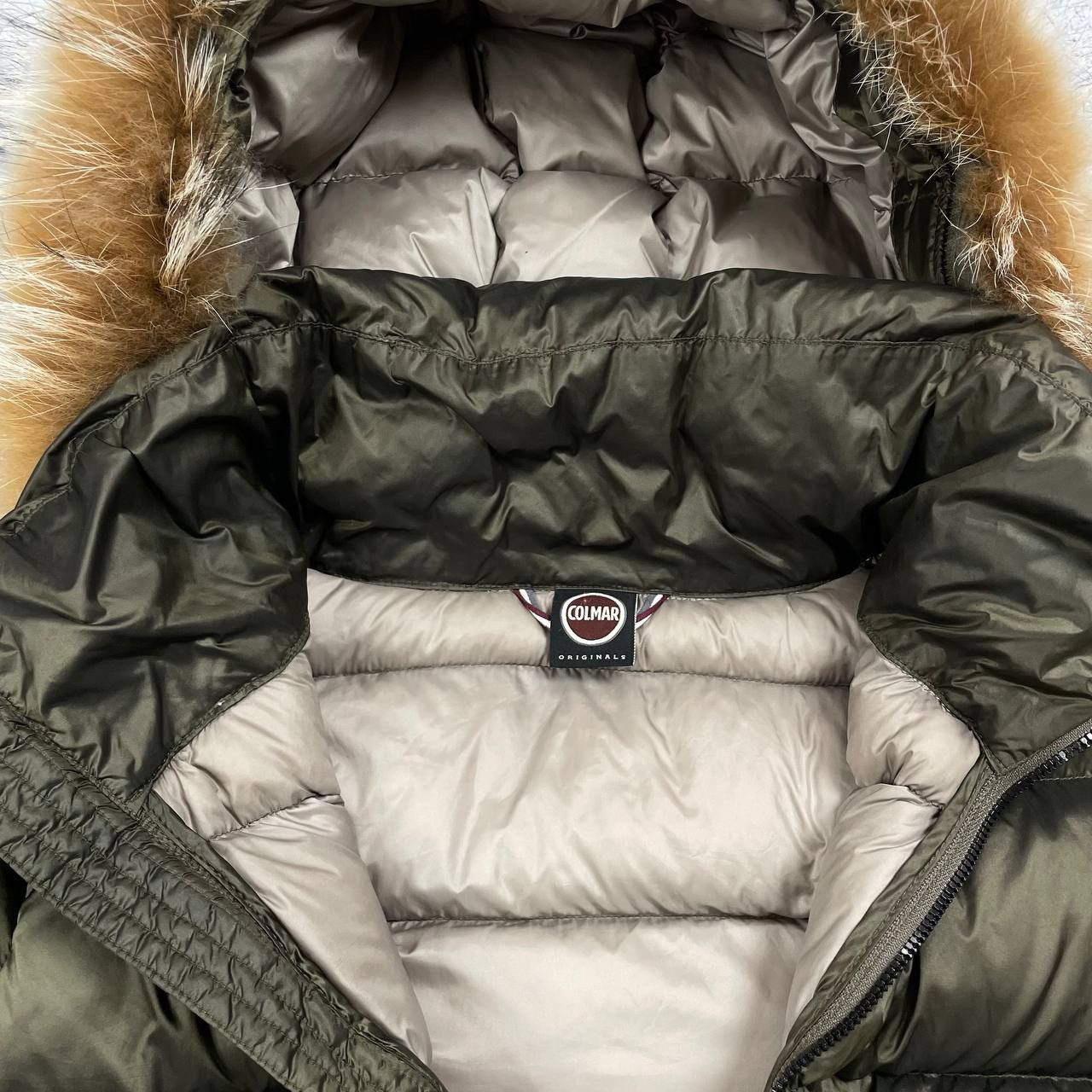 Colmar Colmar Mid-Length Down Jacket Women’s With Hood And Fur Trim Size M / US 6-8 / IT 42-44 - 13 Thumbnail