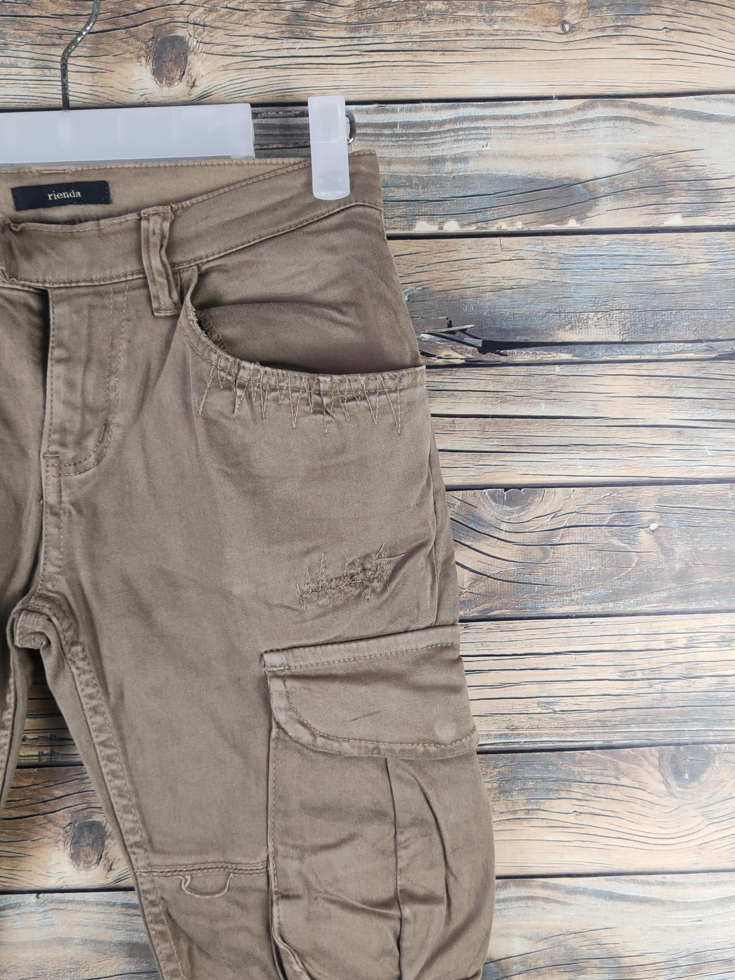 Japanese Brand DL Rienda Beige Multipocket Cargo Pants #46-285T Size 27" / US 4 / IT 40 - 5 Thumbnail