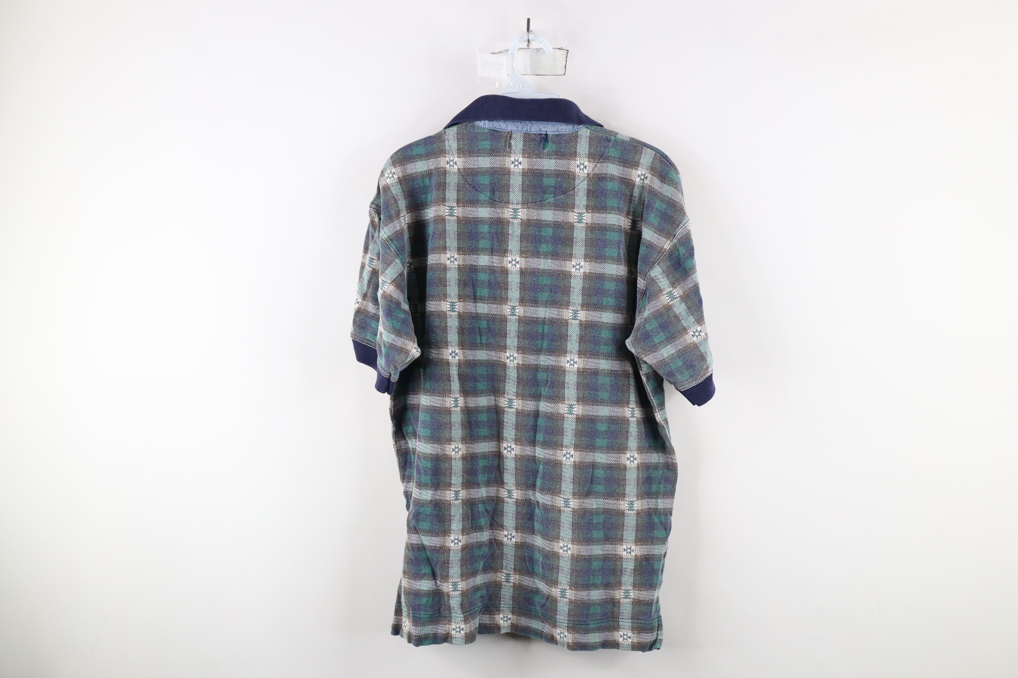 Vintage Vintage 90s Streetwear Southwestern Fiesta Polo Shirt Cotton Size US M / EU 48-50 / 2 - 9 Thumbnail