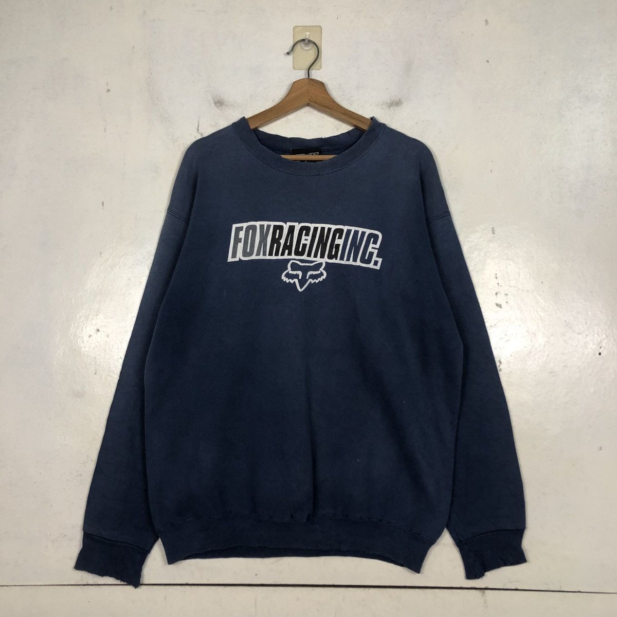 Fox Racing 📌Vintage Sweatshirt Fox Racing Big Logo Size US M / EU 48-50 / 2 - 3 Thumbnail