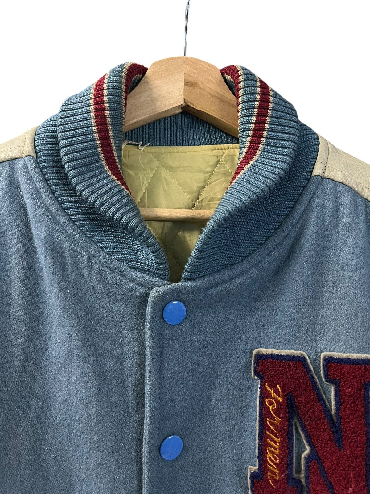 Nicole Club VINTAGE NICOLE CLUB FOR MEN WOOL VARSITY JACKET Size US M / EU 48-50 / 2 - 6 Thumbnail