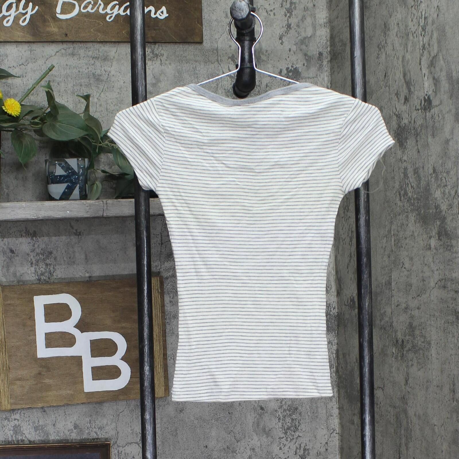 Other Nwt Polly & Esther Scoop-neck Skimmer T-shirt Gray Multi Xs Size XS / US 0-2 / IT 36-38 - 2 Thumbnail