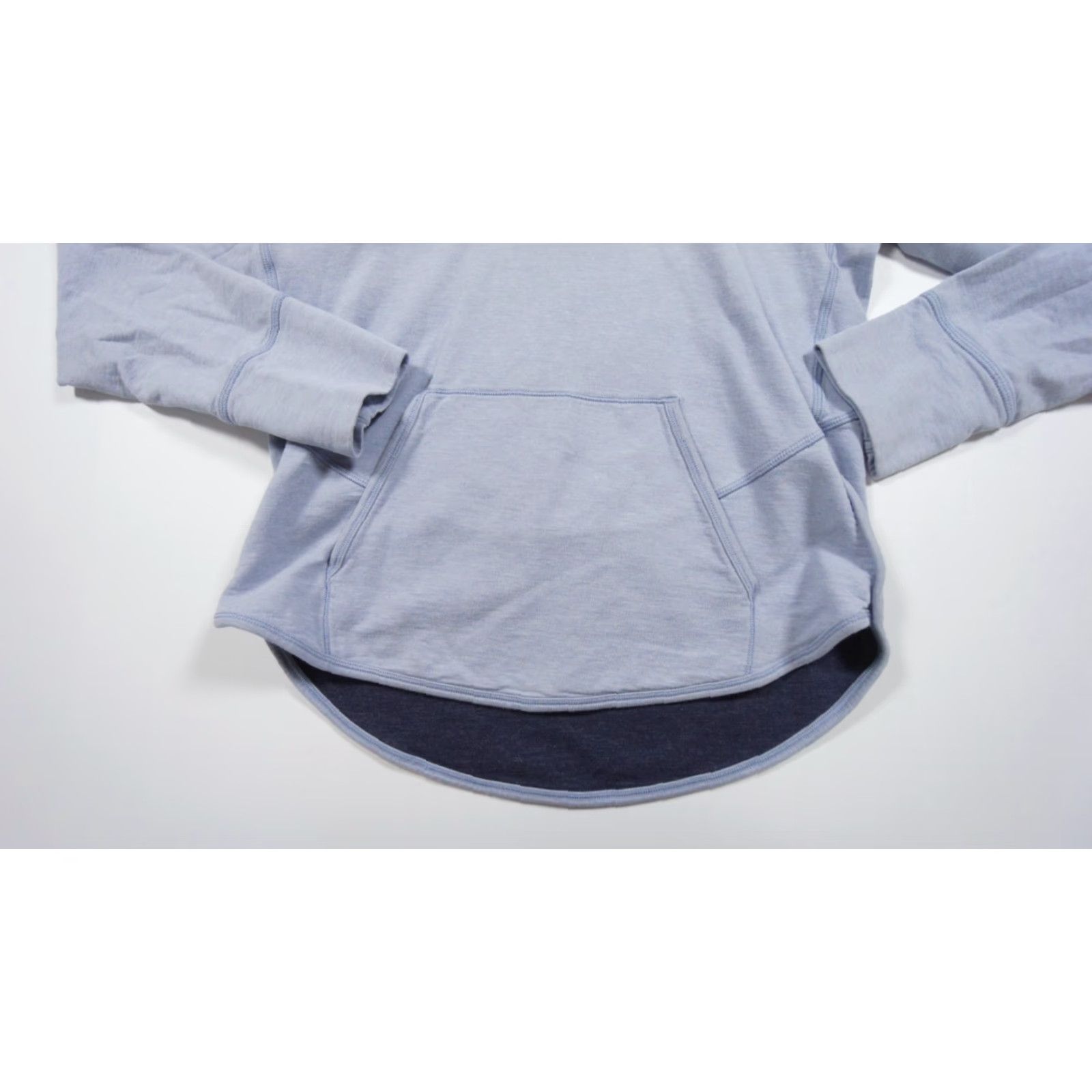 Lululemon Lululemon Sweater Shirt Womens 4 Blue Time Out Pullover Hoodie Athletic Knit Size S / US 4 / IT 40 - 3 Thumbnail