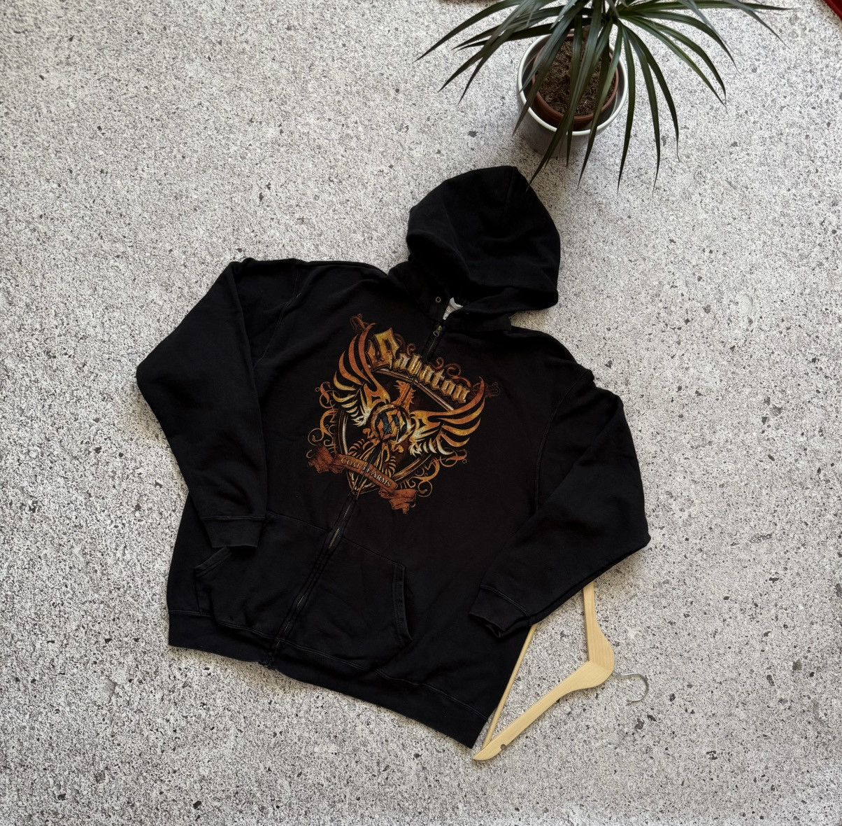 Band Tees × Vintage Vintage 2010 Sabaton Coat Of Arms Rock Band Retro Hoodie Size US XXL / EU 58 / 5 - 1 Thumbnail
