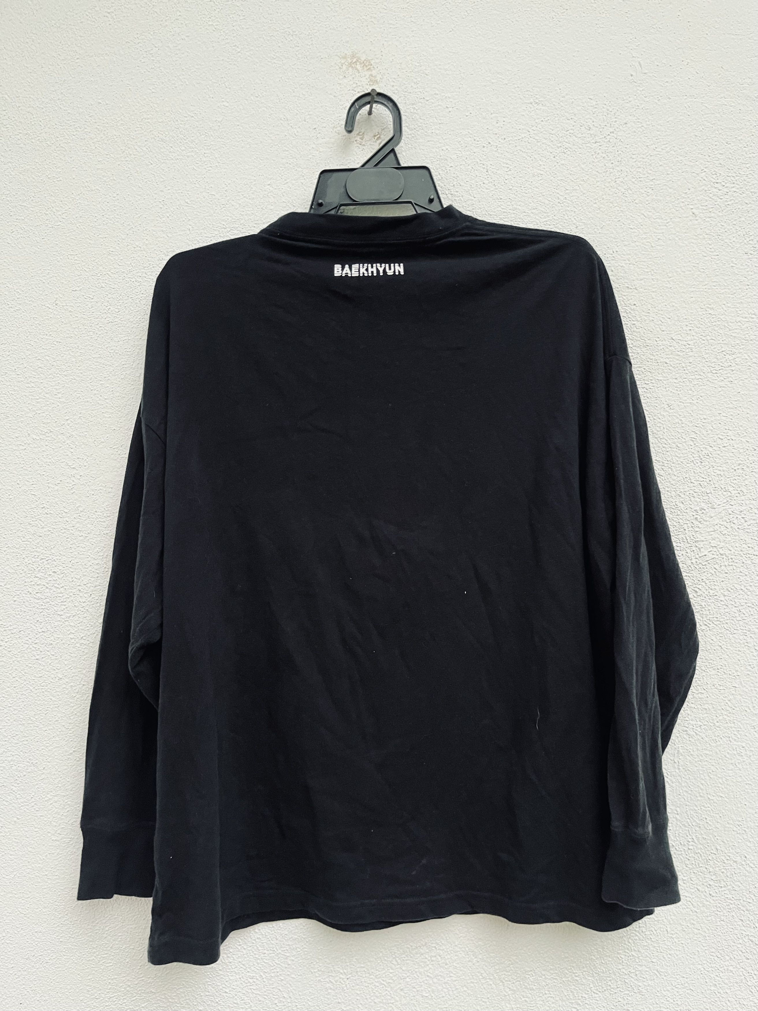 Band Tees × Japanese Brand Vintage Bark Hyun Gone Over Black Long Sleeve Size US M / EU 48-50 / 2 - 2 Thumbnail