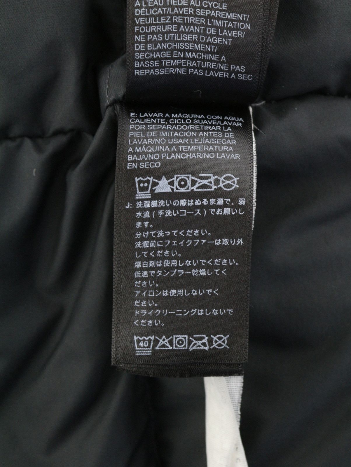 The North Face XS Dark Blue 550 Down Hood Full Zip Parka 86876 Size US XS / EU 42 / 0 - 10 Thumbnail