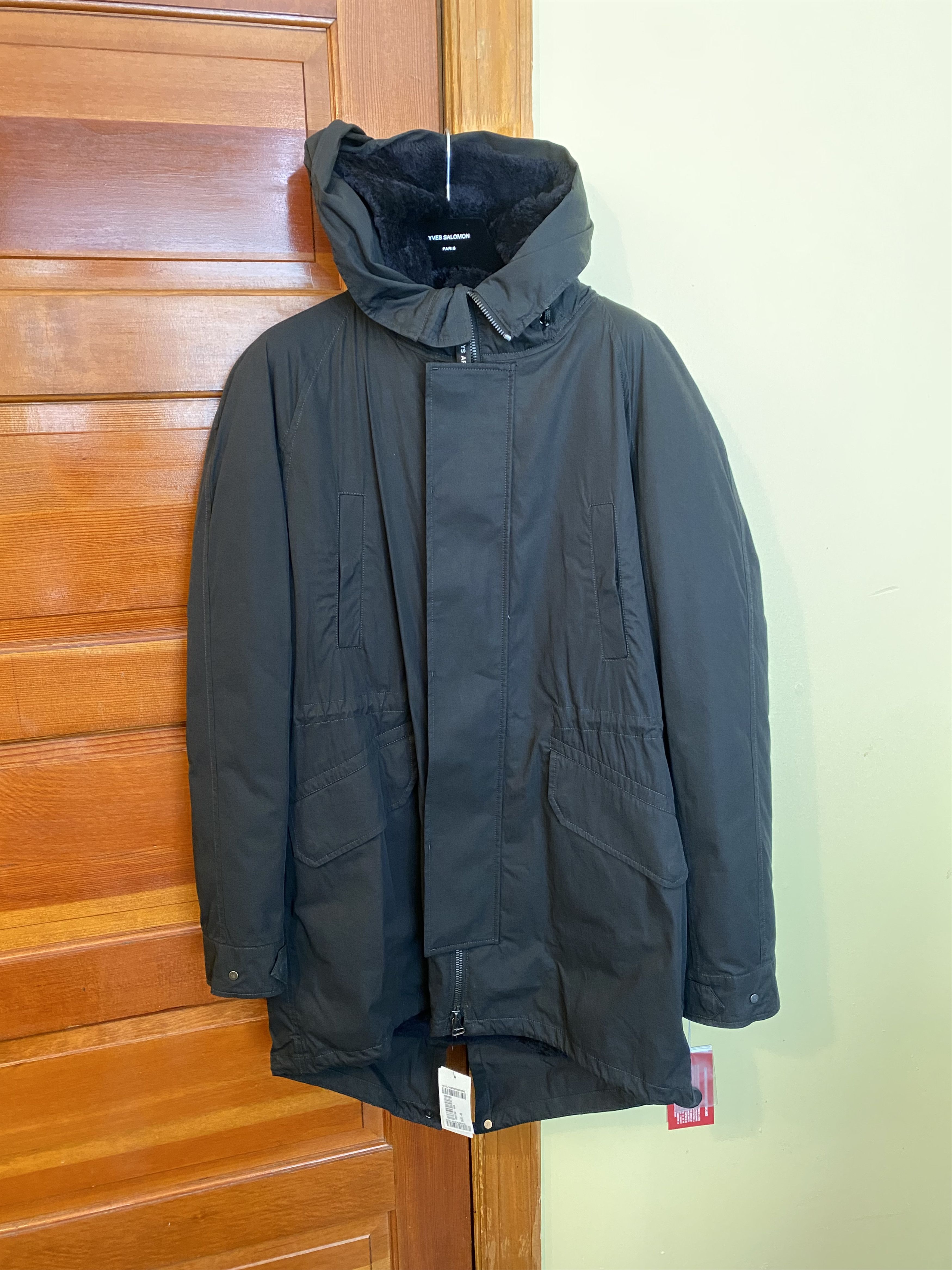 Yves Salomon Cotton-Blend Hooded Parka Size US M / EU 48-50 / 2 - 2 Thumbnail