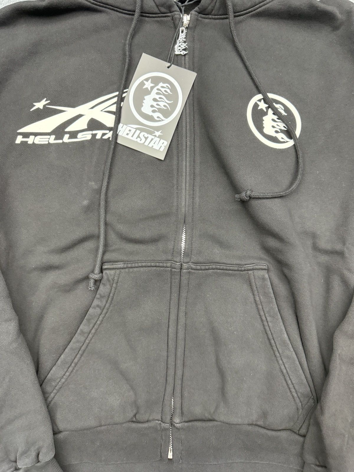 HELLSTAR Hellstar Mirror Face Zip Up Hoodie Size US S / EU 44-46 / 1 - 2 Thumbnail