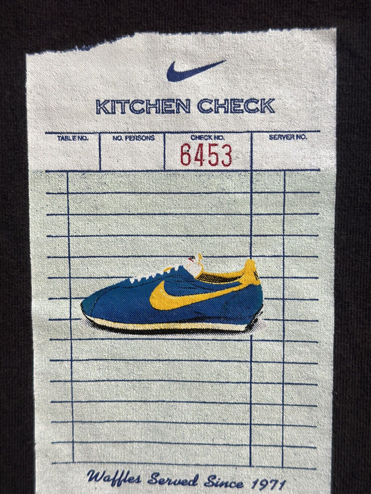 Nike Vintage Nike Kitchen Check Faded Tee Size US L / EU 52-54 / 3 - 2 Thumbnail