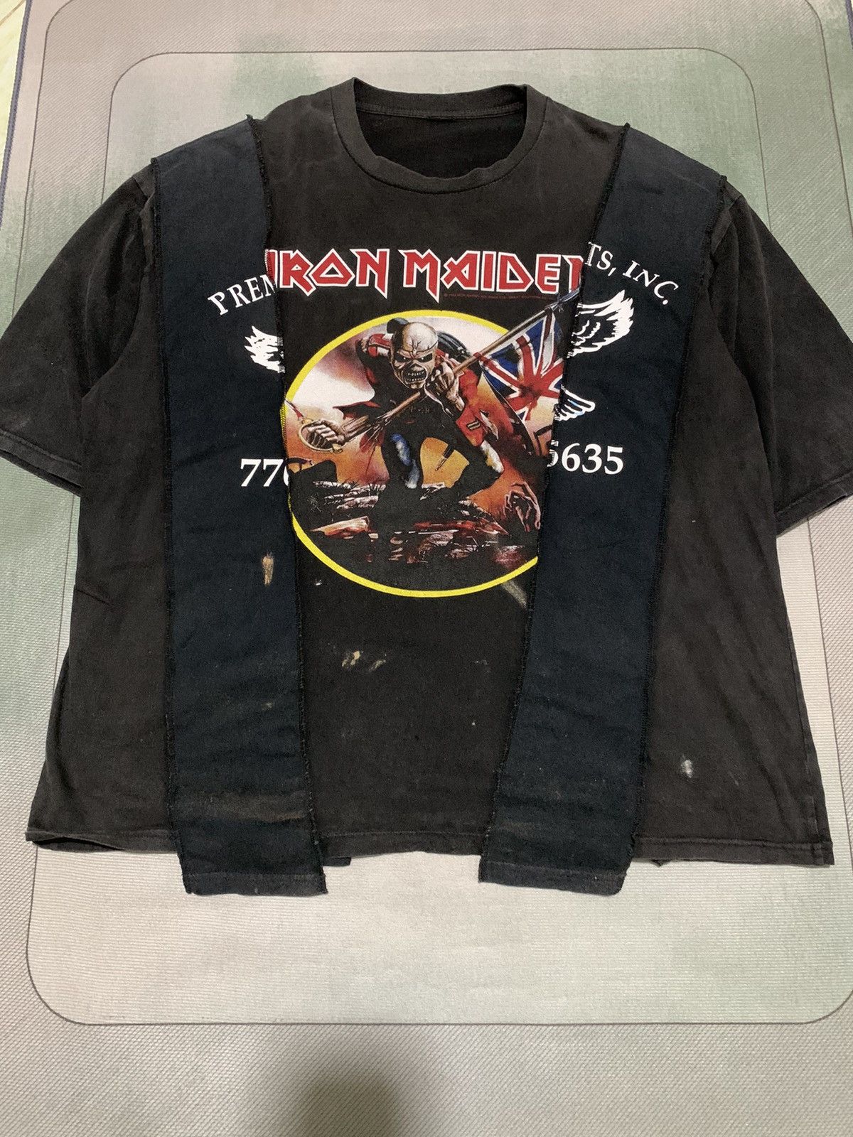 Band Tees Iron Maiden Custom Shirt Big Size Size US XXL / EU 58 / 5 - 11 Thumbnail