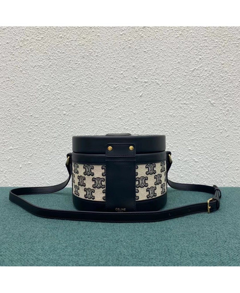 Celine o1w1db11124 Size: OS / Medium Tambour Bag in Black Size ONE SIZE - 2 Thumbnail