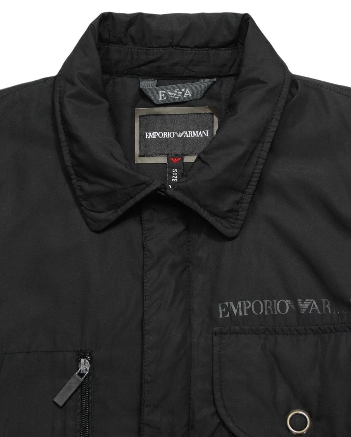 Armani 2000S EMPORIO ARMANI NYLON UTILITY JACKET Size US XL / EU 56 / 4 - 2 Thumbnail