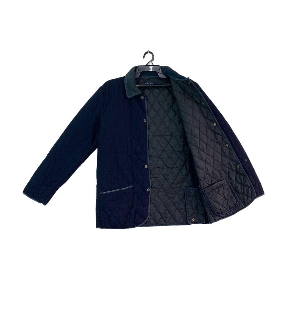 Vtg 90s SHIPS japan diamond quilted coat jacket button up