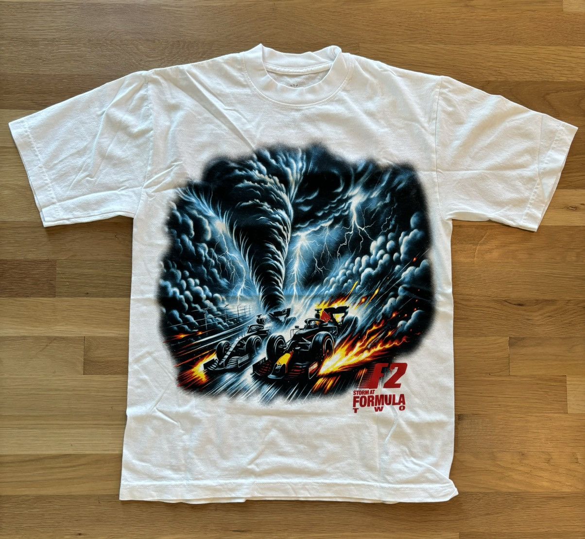 Travis Scott RARE Travis Scott Stormi Formula Two F2 Pit Crew Tee Size US S / EU 44-46 / 1 - 1 Thumbnail