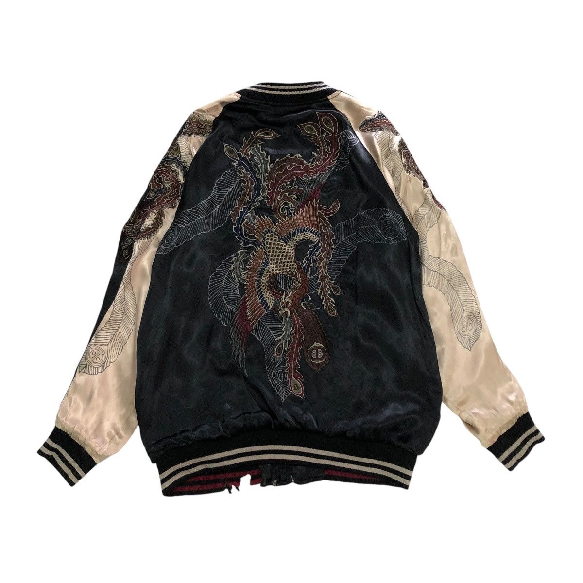 Japanese Brand 🔥VINTAGE REVERSIBLE JACKET SUKAJAN SOVEINER EMBROIDERRED Size US M / EU 48-50 / 2 - 2 Thumbnail