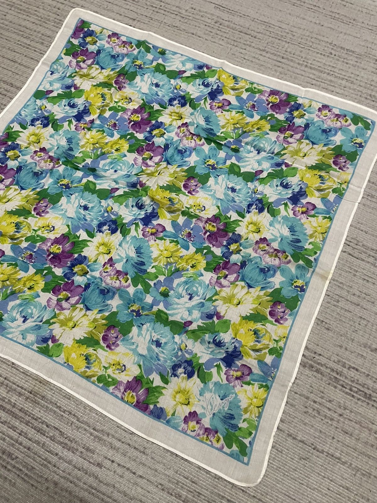 Kenzo Vintage Kenzo handkerchief bandana pocket square Size ONE SIZE - 2 Thumbnail